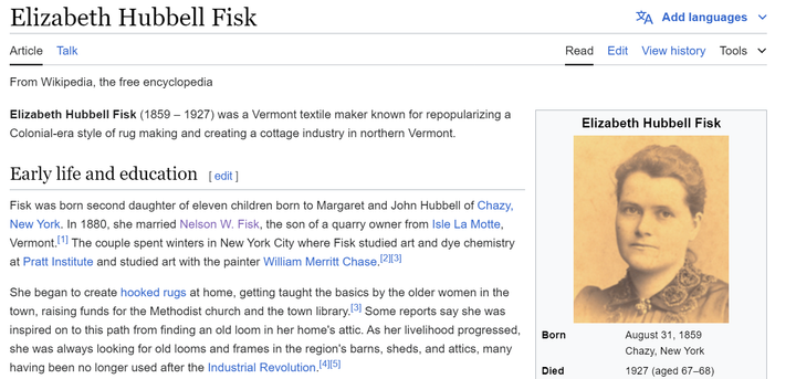 Accessible histories